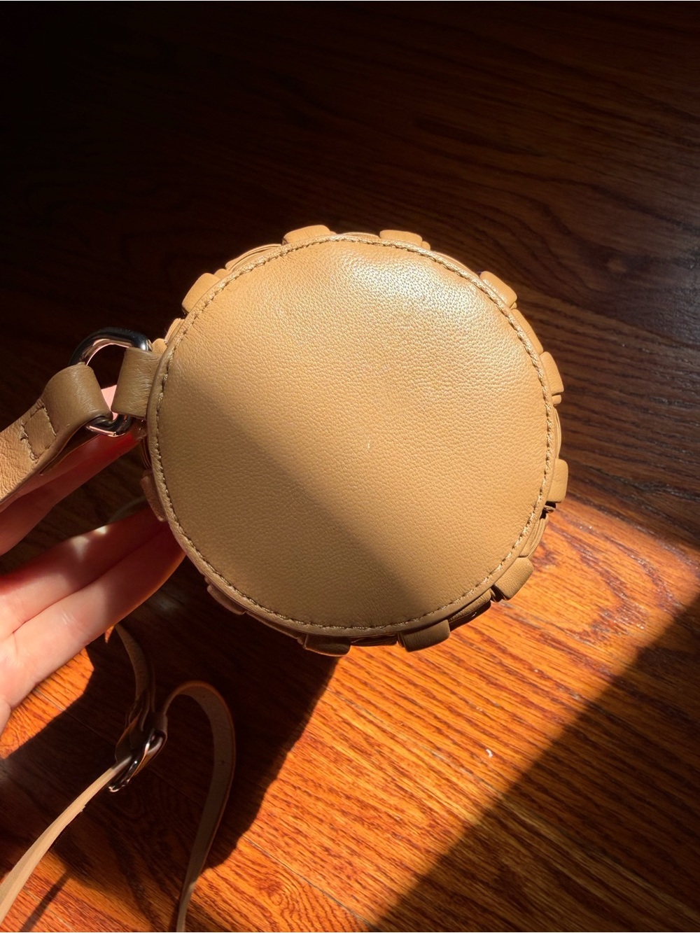 COS Woven Leather Crossbody Bag - Tan/Cognac - Picture 5 of 9